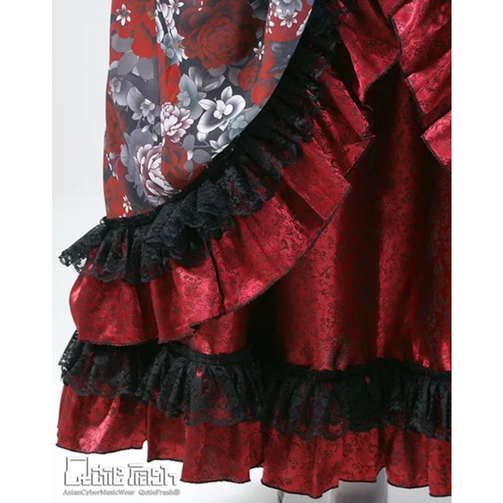 Qutie Frashロングスカート 楽天市場】【中古】Qutie Frash / 袴風ロングスカート