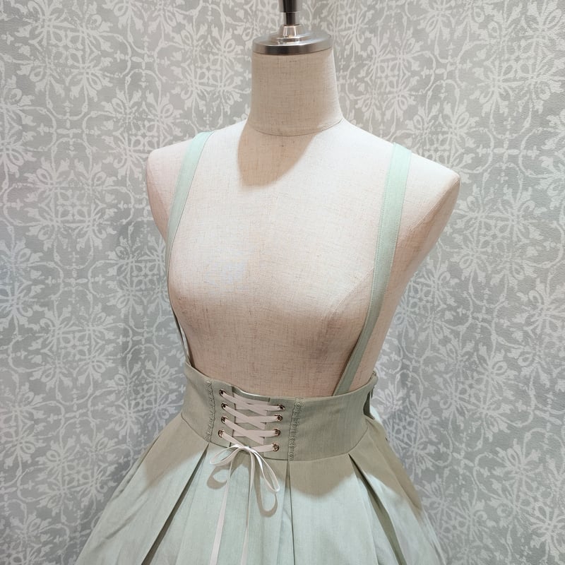 Amavel】Classical Doll サスペンダーミドルスカート/125410419