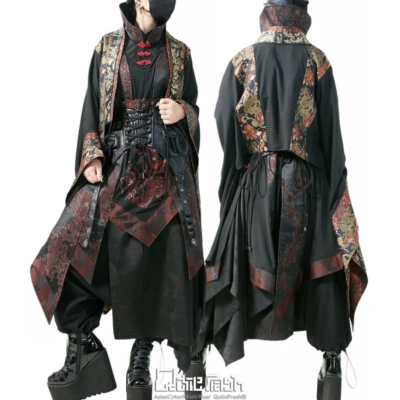 【美品】QutieFrashラップ付きサルエルパンツ Qutie Frash】 ラップ付きサルエルパンツ（9968-PT） | KIST ONLI