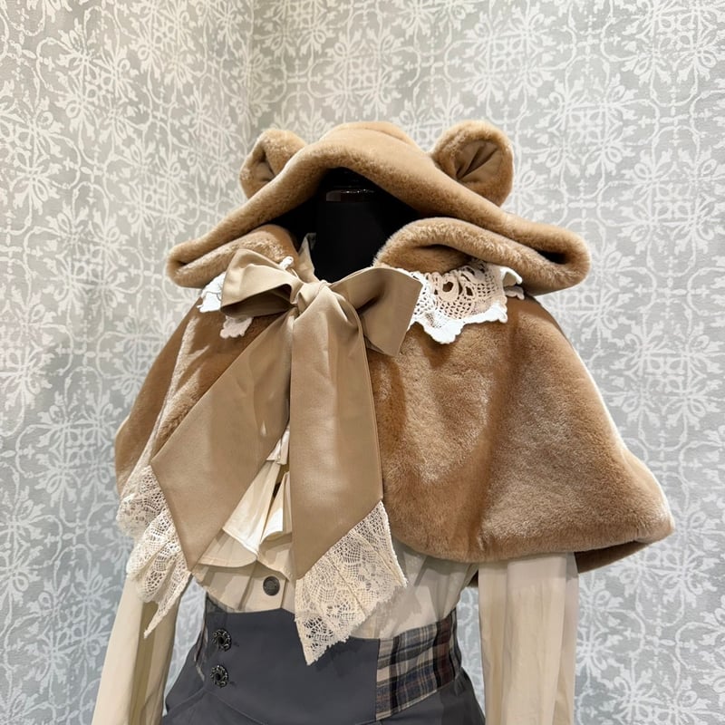 星箱Works】トレインマーチ くまちゃんケープ/A23A15054【お取り寄せ