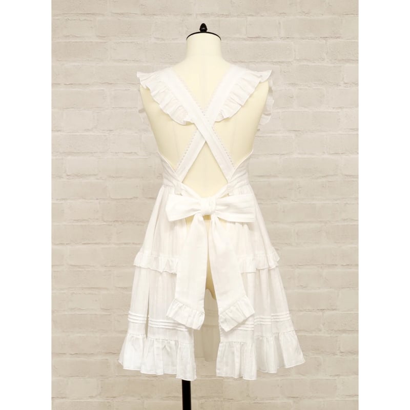 Amavel Marchen Cotton フリルワンピース Amavel】 Marchen Cotton フリルエプロン/126300210 | KIS