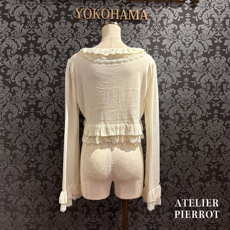 ATELIER-PIERROT/Vallée lys】Rose Waltz Cardigan