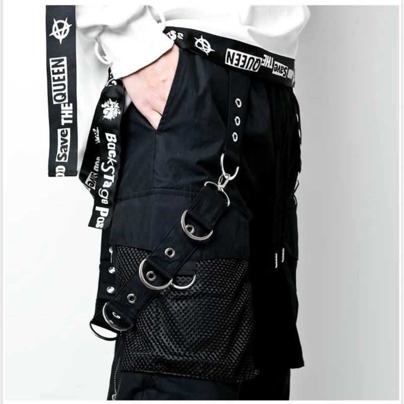 BACKSTAGE PASS SUSPENDER WIDE ブラック BACKSTAGE PASS】SUSPENDER WIDE(サスペンダー ワイド) / サス