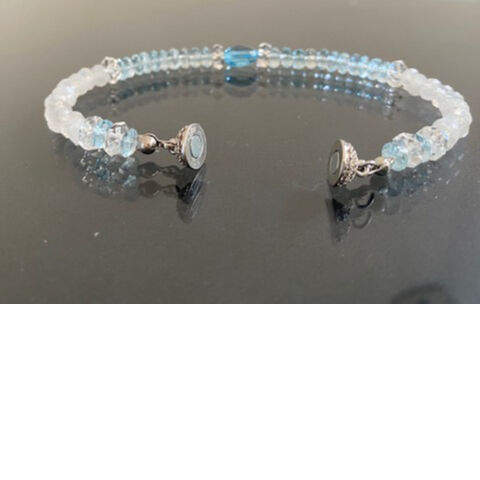 ブルートパーズ、レインボームーンストーン、クリスタル 天然石  