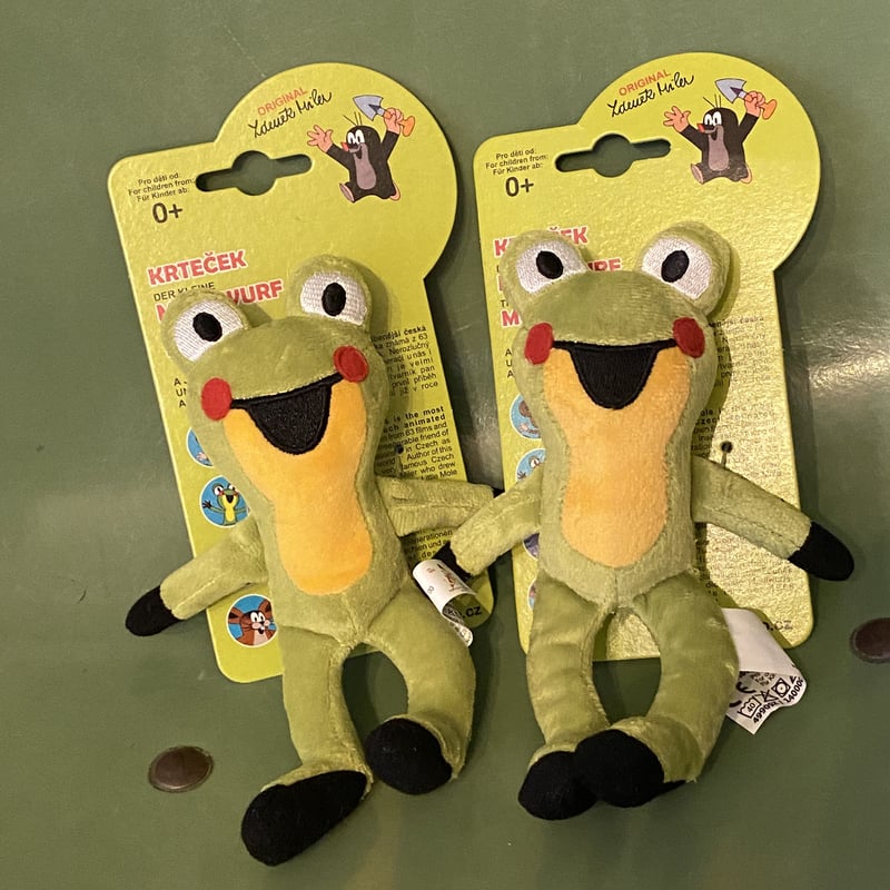 チェコ製 クルテク ぬいぐるみ カエルくん カエル | 世界の猫祭コチ