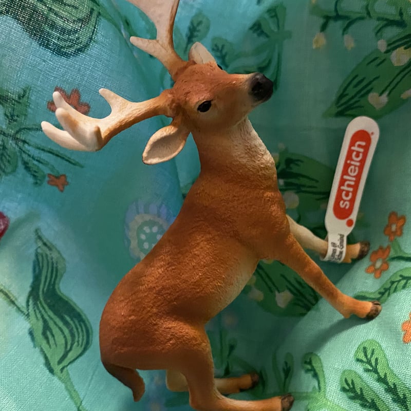 ドイツ フィギュア 鹿 オジロジカ 牡 シュライヒ ミニチュア | 世界の
