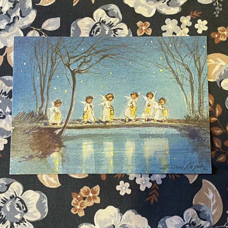 ポストカード スイス製 『6人の天使』 エンジェル ポストカード | 世界の猫祭コチ