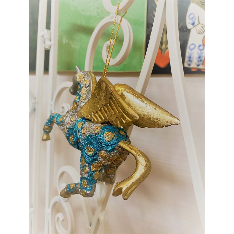 夢を駆ける蒼天馬』 オーナメント ペガサス | 世界の猫祭コチ