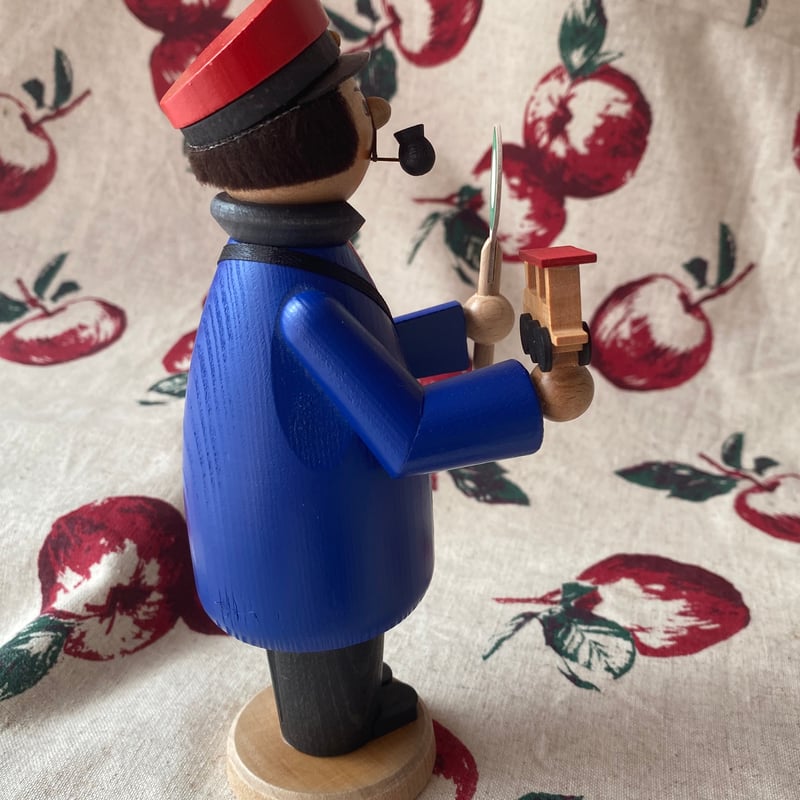 鉄道員 ドイツ クーネルト社 煙だし パイプ人形香炉 駅長 鉄道グッズ