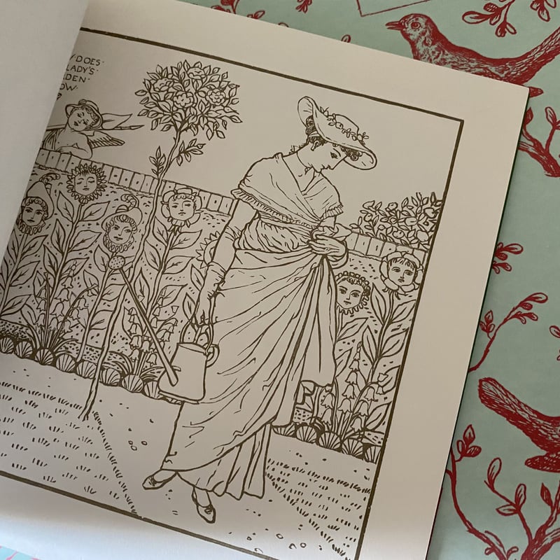 マザーグースの塗り絵 ウォルター・クレイン ウォルタークレイン