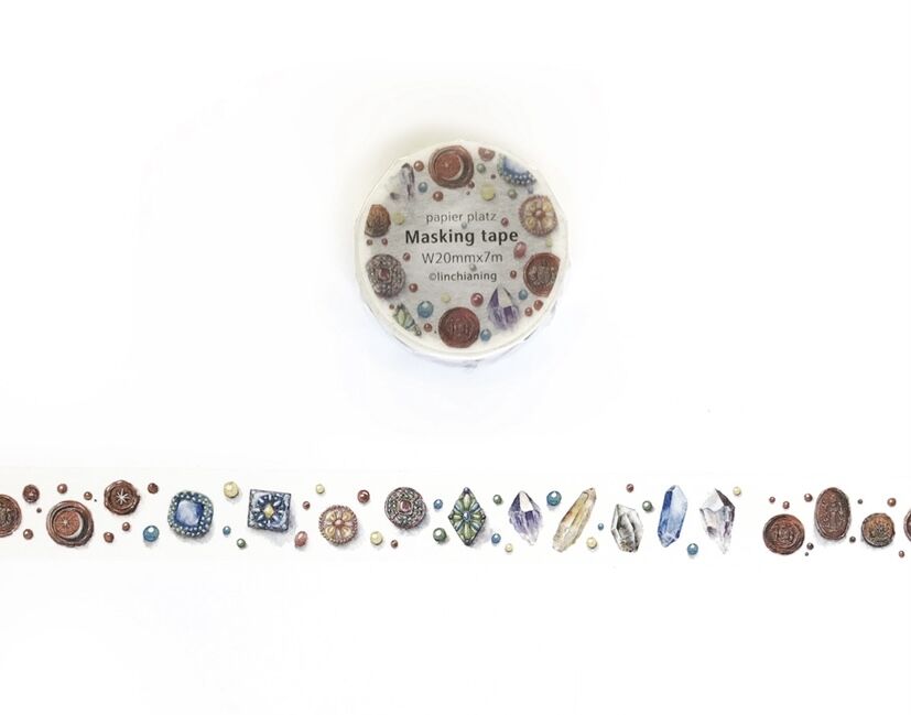 linchianing   LCN  さん  マスキングテープ　flower LINCHIANING マスキングテープ Vintage flower.（37−824