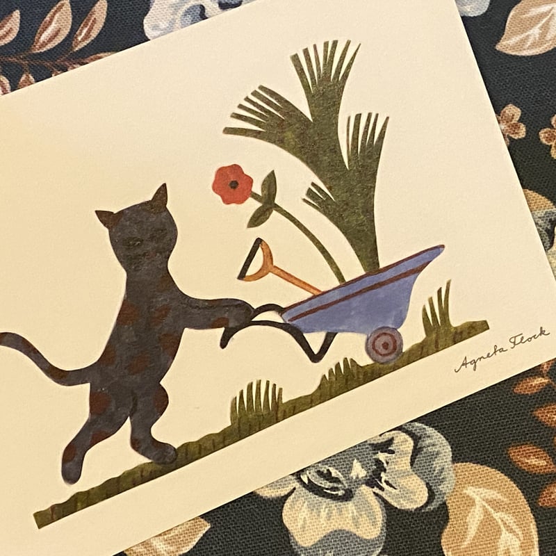 ルネ・ジェニー、縁飾のあるタピとアネモ、希少画集画 ルネ・ジェニー、縁飾のあるタピとアネモ、希少画集画 ルネ