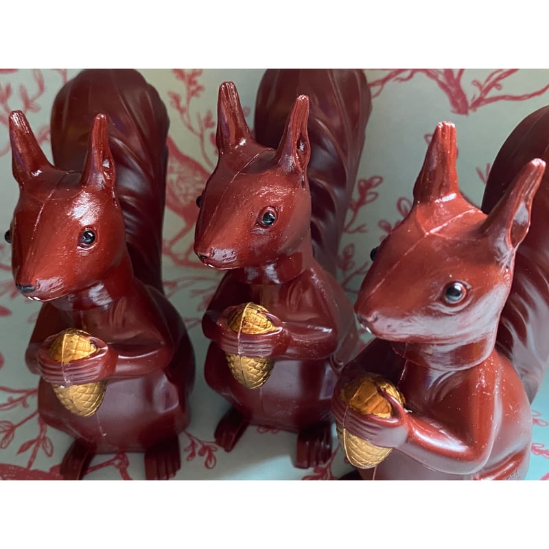 ドイツ製 ノスタルジック 首振り人形 リス ブラウン | 世界の猫祭コチ