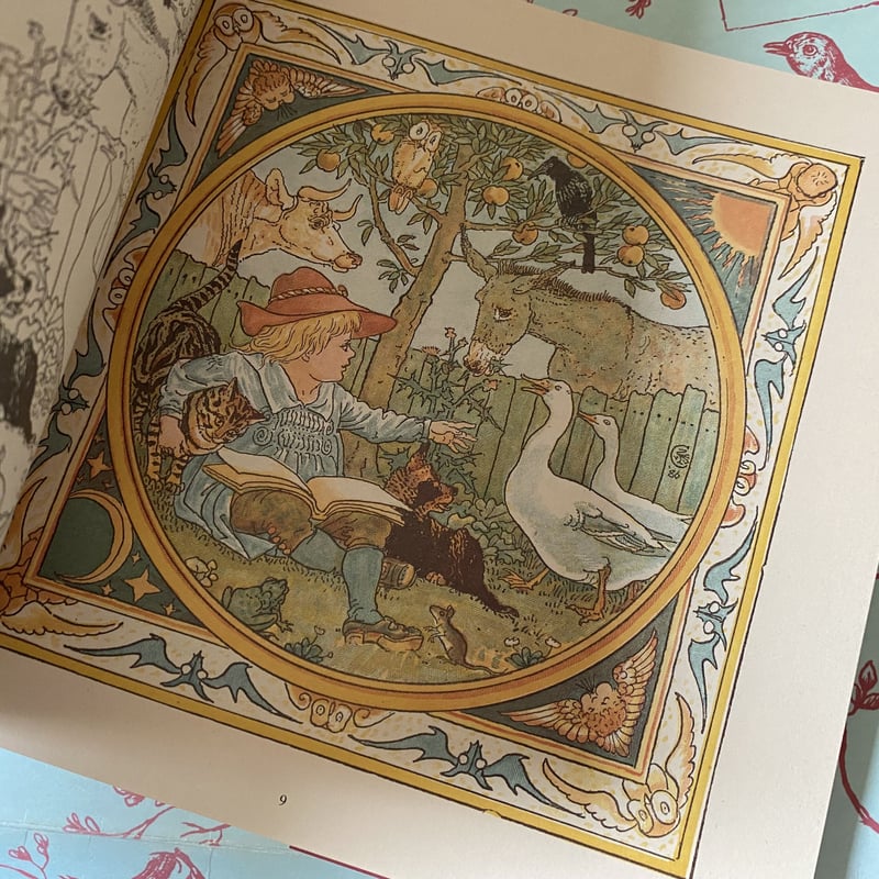 マザーグースの塗り絵 ウォルター・クレイン ウォルタークレイン