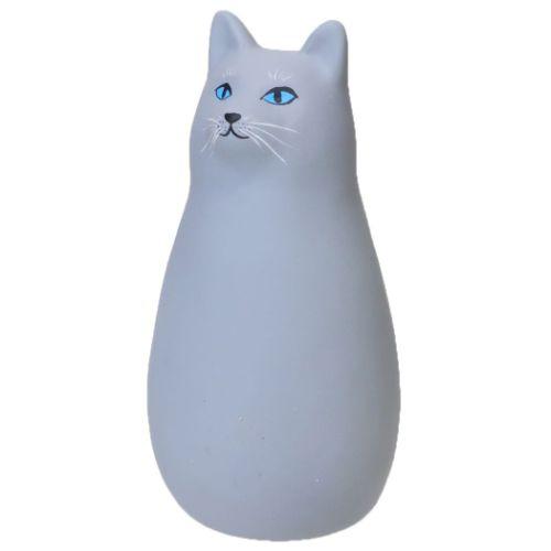ラスト➀ 貯金箱 シュール 猫 グレー 猫型 陶器製 | 世界の猫祭 ラスト➀ 貯金箱 シュール 猫 グレー 猫型 陶器製 | 世界の猫祭
