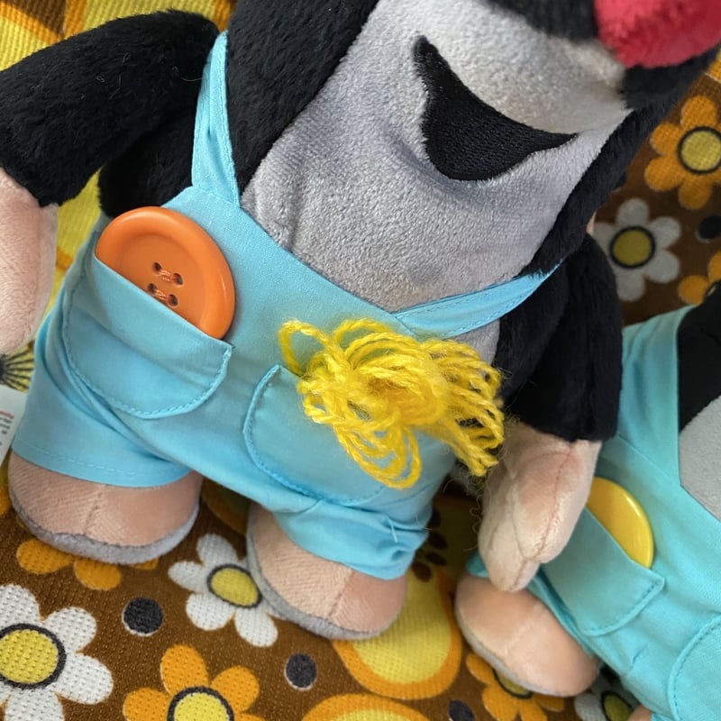 新品　チェコ　クルテク　マイクロ ぬいぐるみ　ずぼん クルテク ぬいぐるみ（L）クルテク（ズボン姿）21cm【チェコ製