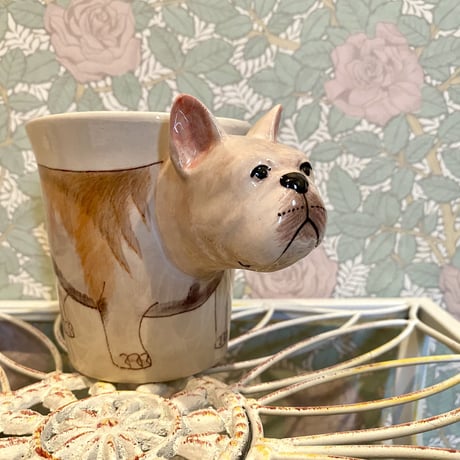 3D アニマルマグ　フレンチブルドッグ　犬　マグカップ