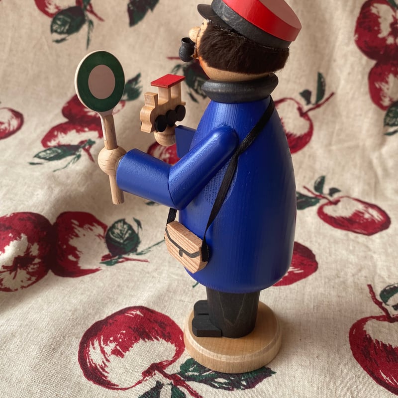 鉄道員 ドイツ クーネルト社 煙だし パイプ人形香炉 駅長 鉄道グッズ