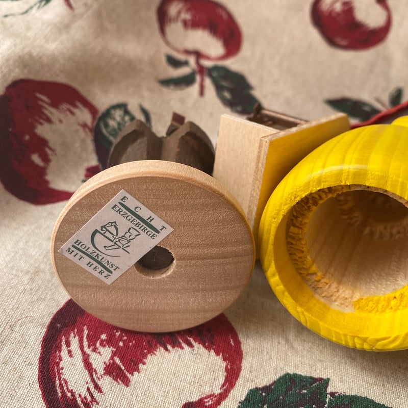 時計売り ドイツ クーネルト社 煙だし人形 パイプ人形 香炉 木製