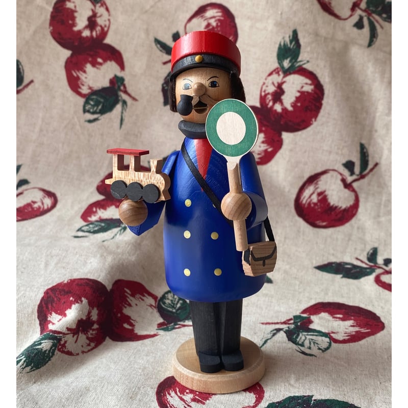 鉄道員 ドイツ クーネルト社 煙だし パイプ人形香炉 駅長 鉄道グッズ