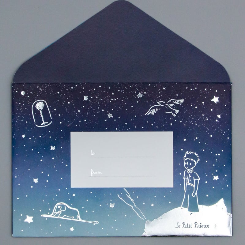 星の王子さま キラキラ 箔押し レターセット | 世界の猫祭コチ