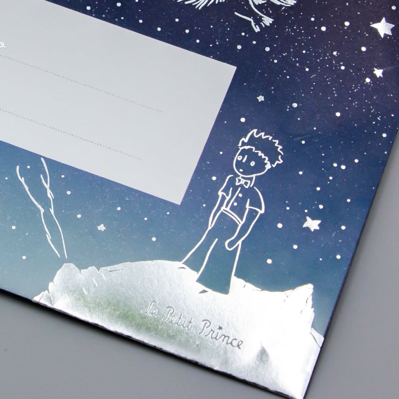 星の王子さま キラキラ 箔押し レターセット | 世界の猫祭コチ
