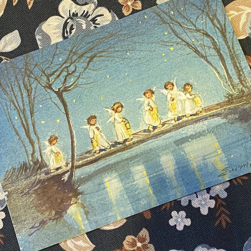 スイス製 『6人の天使』 エンジェル ポストカード | 世界の猫祭コチ