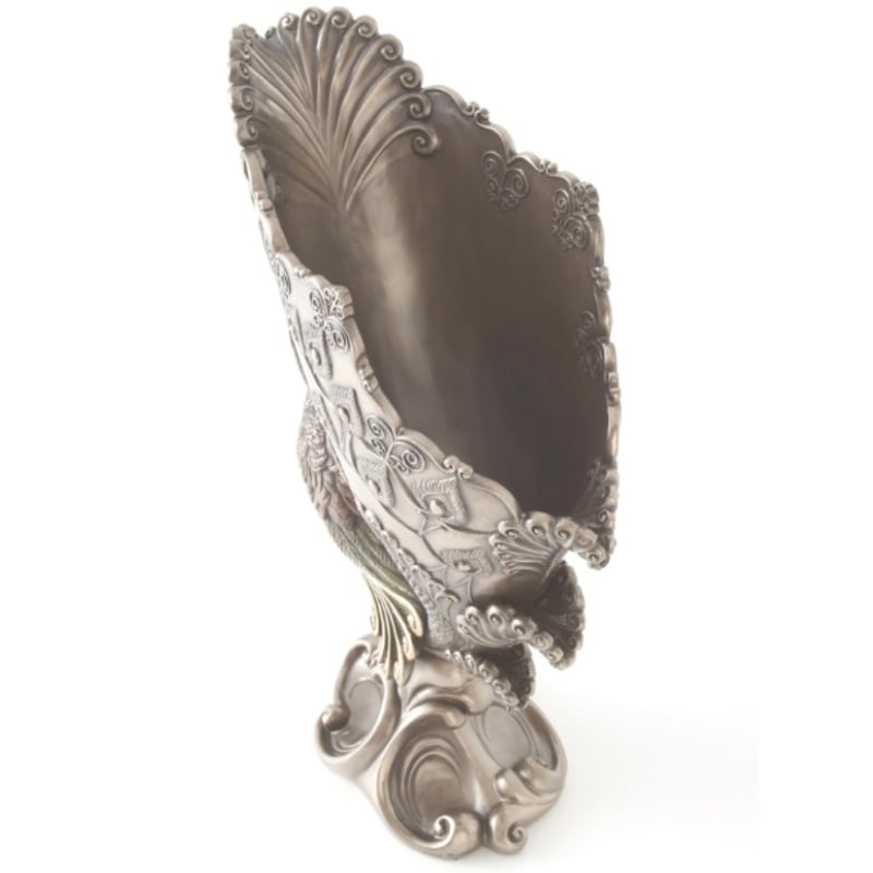 ラスト➀ アールヌーボー スタイル ピーコック 孔雀 クジャク 小物入れ