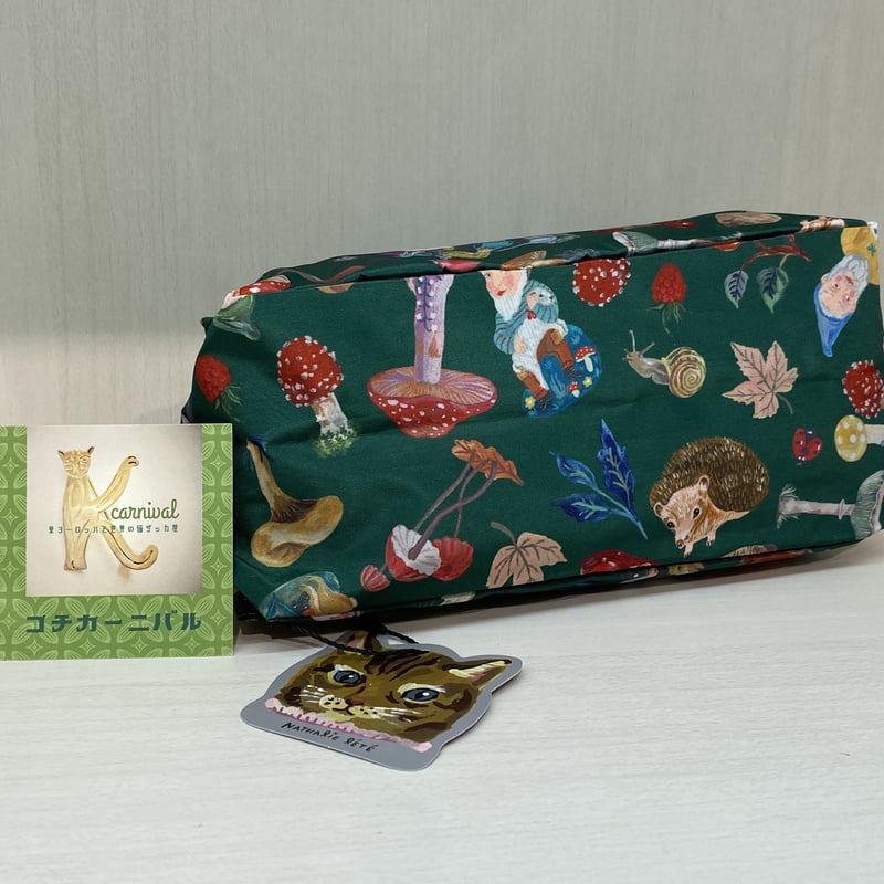 ナタリーレテ ポーチ マッシュルーム キノコ ノーム 小人 | 世界の猫祭 