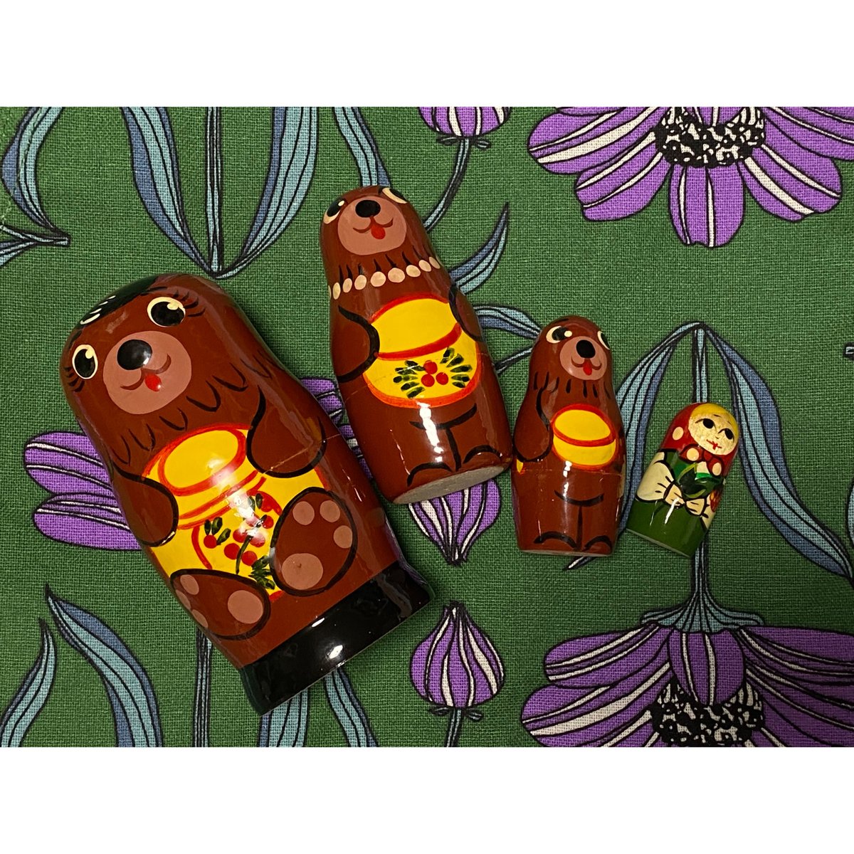 トルストイ さんびきのくま マトリョーシカ 3匹のクマ 三匹のくま 絵本