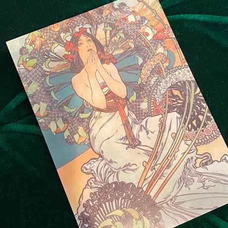 アルフォンス・ミュシャ　シャンパンホワイトスター　192/300　VR8697B アルフォンス・ミュシャ シャンパンホワイトスター 192/300