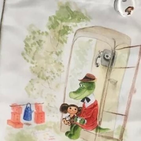 ヴィンテージ　チェブラーシュカ　バッジ4個セット　レトロ ヴィンテージ チェブラーシュカ バッジ4個セット レトロ