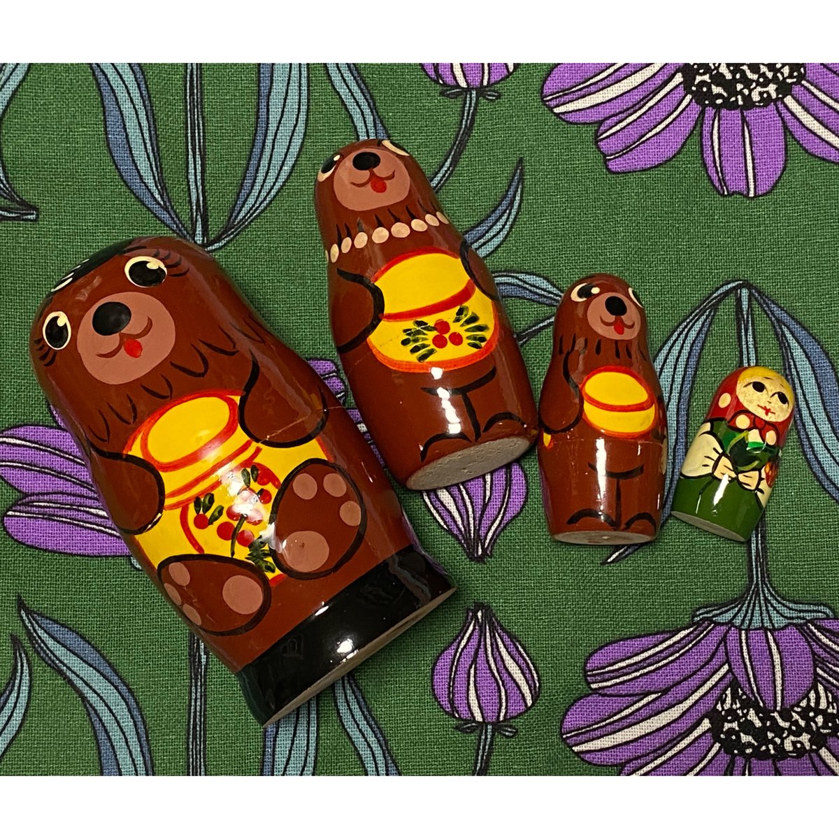 トルストイ さんびきのくま マトリョーシカ 3匹のクマ 三匹のくま 絵本