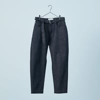 WIDE TAPERED JEANS (Black)