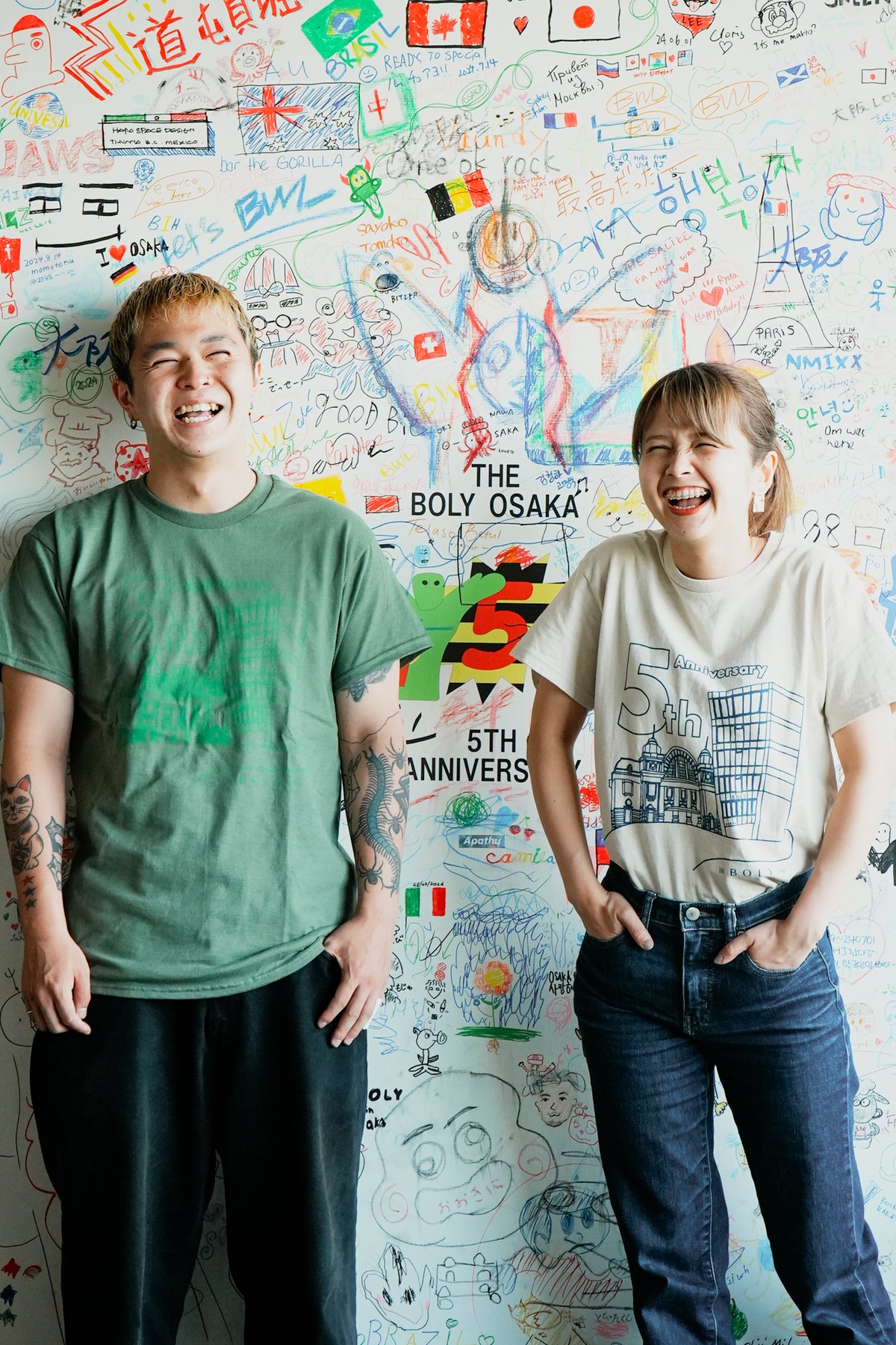 数量限定】OPEN5周年記念Tシャツ | BOLY SHOP