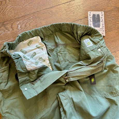 GOHEMP："TRAVELER EASY PANTS"(GREEN OLIVE)