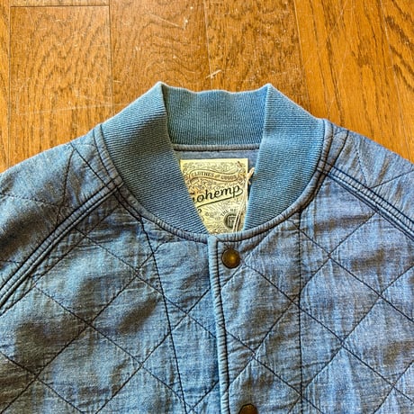 GOHEMP："UTILITY QUILT JACKET"(USED WASH)
