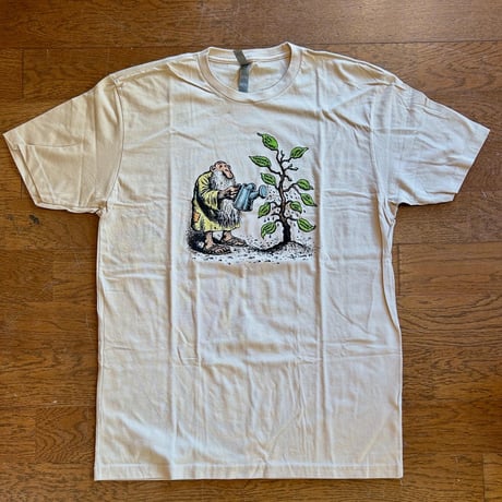 ROBERT CRUMB：CARLING NATURALY TEE(BEIGE)