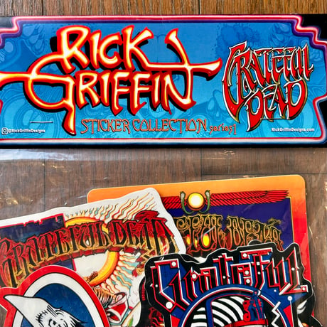 RICK GRIFFIN x GRATEFUL DEAD："GIANT STICKER PACKS"