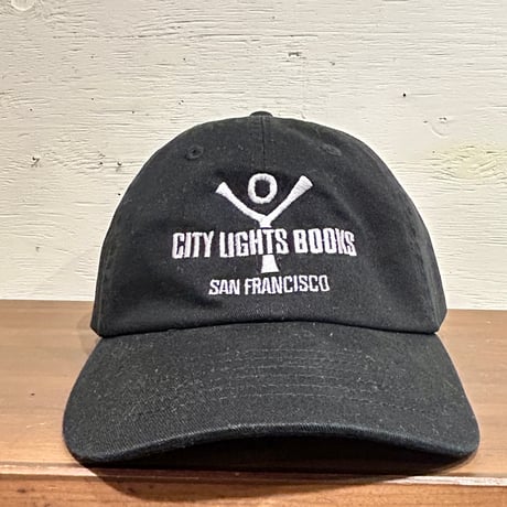 CITY LIGHTS BOOKSTORE："City Lights Baseball Cap" (BLACK)