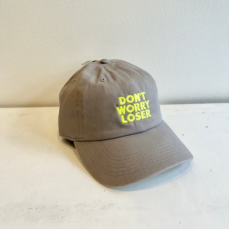 DON'T WORRY LOSER："LOGO CAP" (BLACK,BROWN,DENIM BLUE,GRAY,)