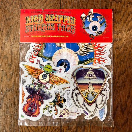 Rick Griffin："STICKER PACK" -A Limited Edition Silkscreen Sticker Pack-