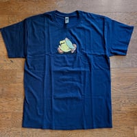ROBERT CRUMB："MR,NATURAL WALKING S/S T-SHIRT" (NAVY)