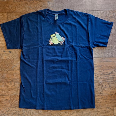 ROBERT CRUMB："MR,NATURAL WALKING S/S T-SHIRT" (NAVY)
