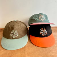 HAVE A GRATEFUL DAY："5 PANEL CAP" (BLACK, OLIVE BROWN, SAGE BLUE)