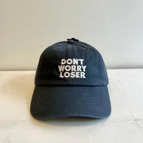 DON'T WORRY LOSER："LOGO CAP" (BLACK,BROWN,DENIM BLUE,GRAY,)