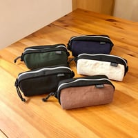 SURPLUS HEMP：”MINI POUCH"(BLACK ,NAVY, GREEN, BROWN, NATURAL,)