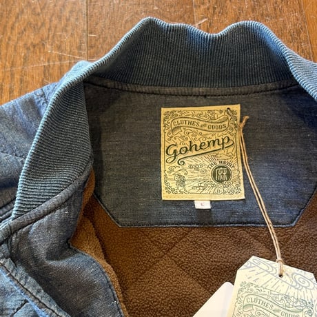 GOHEMP："UTILITY QUILT JACKET"(USED WASH)