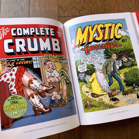 R.CRUMB："THE COMPLETE CRUMB COMIC COVERS"