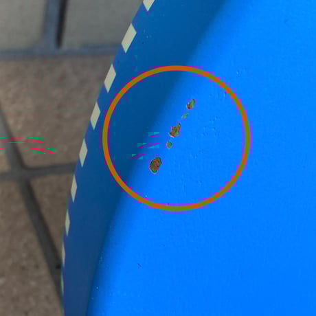 KDV3_BLUE_Painted Guitars by KrissyDiggs